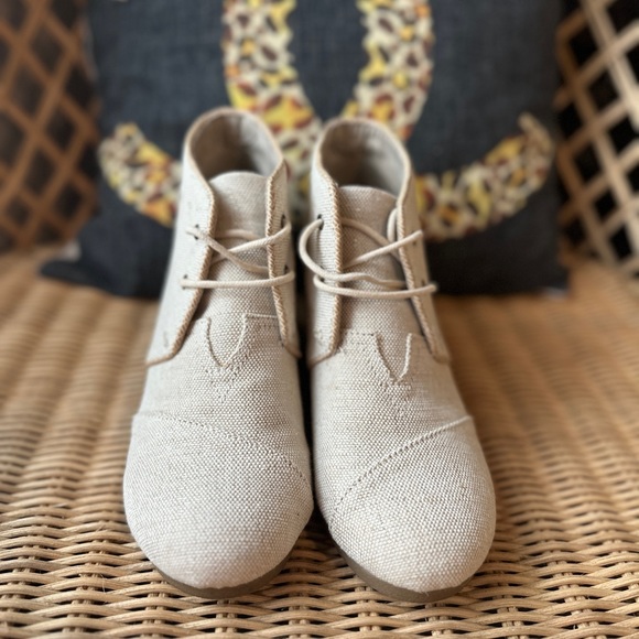 Toms Wedges Espadrille Booties - Picture 7 of 7